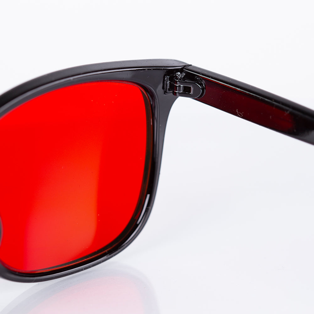 EMPORIA bluelight blocking glasses, red lens, black frame 5 