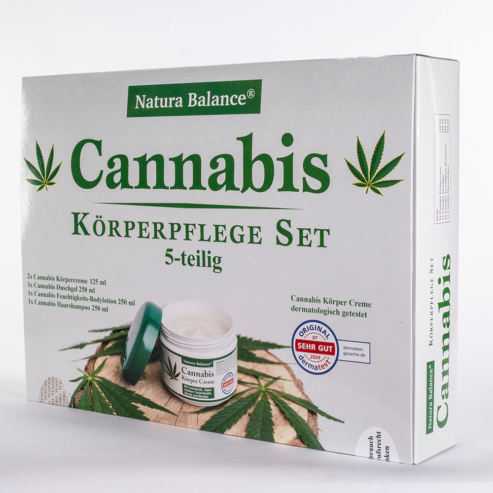 Kosmetická sada Natura Balance Cannabis – 5 kusů 5 