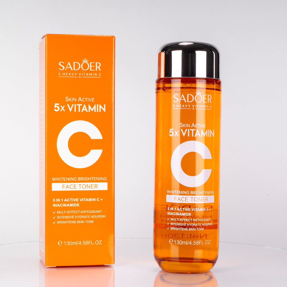 SADOER hydratační pleťové tonikum s 5 druhy vitaminu C pro sjednocení tónu pleti 1 