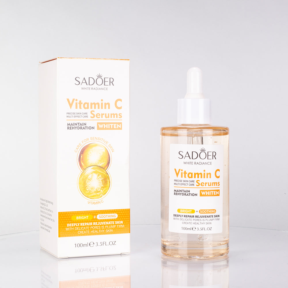 SADOER hydratační pleťové sérum s vitaminem C pro rozjasnění a sjednocení tónu pleti 1 