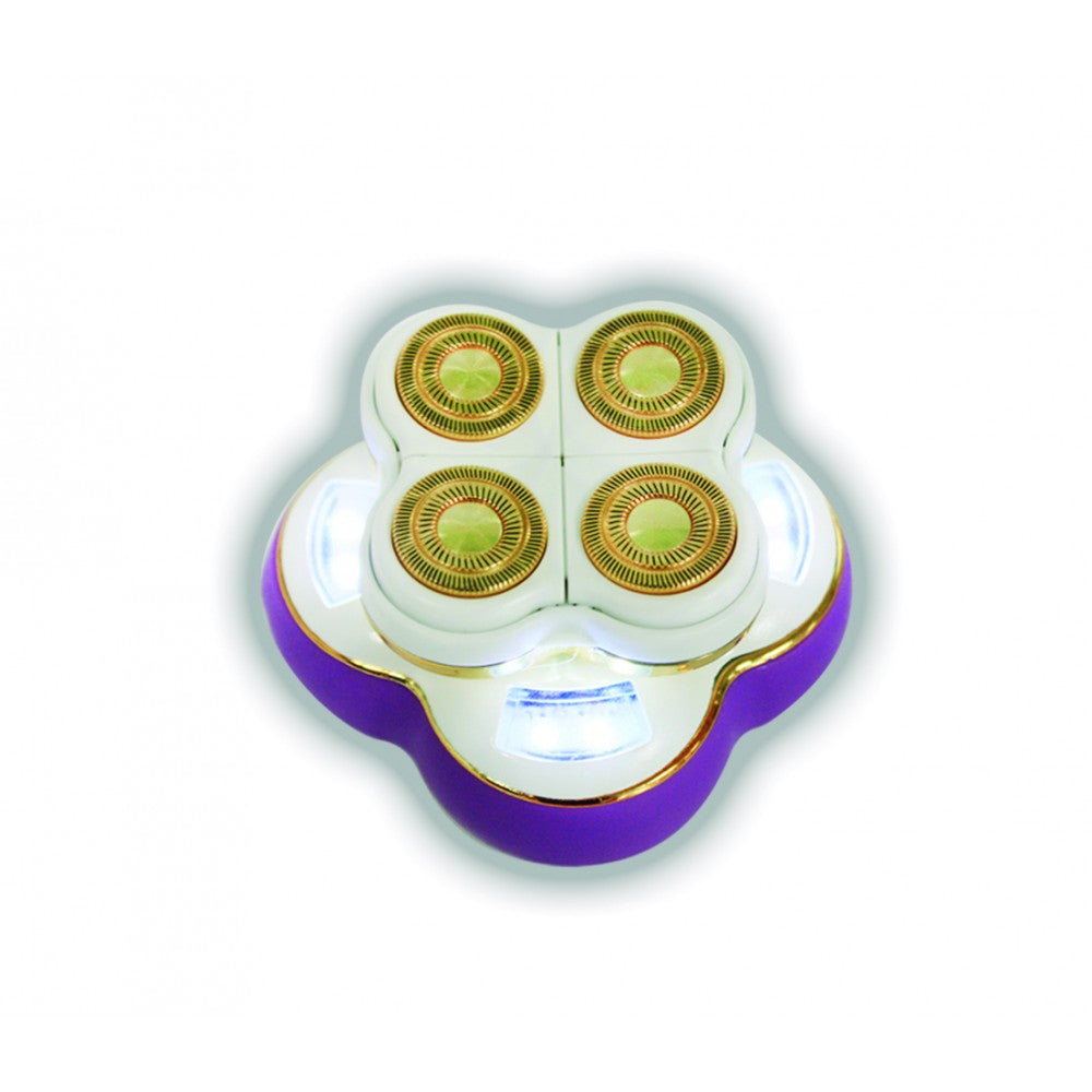 Velform Úžasné Nohy – Dobíjecí, bezbolestný přístroj na odstraňování chloupků s hlavicí pokovenou 18karátovým zlatem