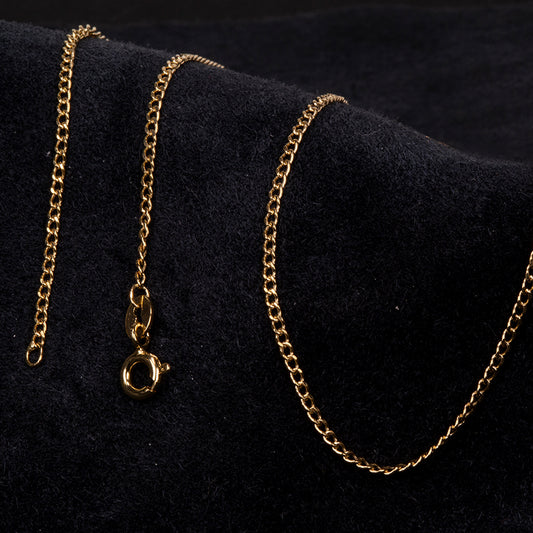 14K Zlatý Náhrdelník  přibližná hmotnost: 1.35 gramů