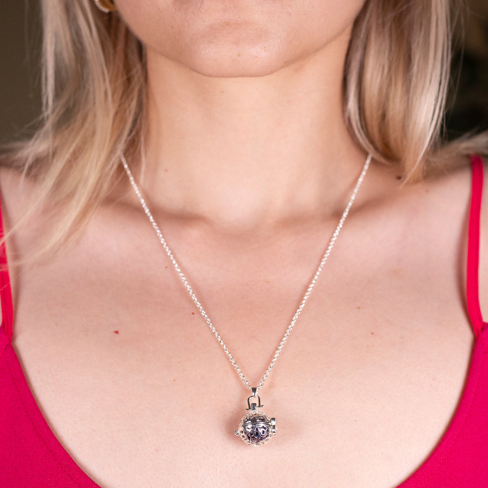 Pozlacená slitina - Náhrdelník s Ametystem a Čirým Křemenem - Karátové číslo: 55.5. přibližná hmotnost: 11.1 gramů 2 