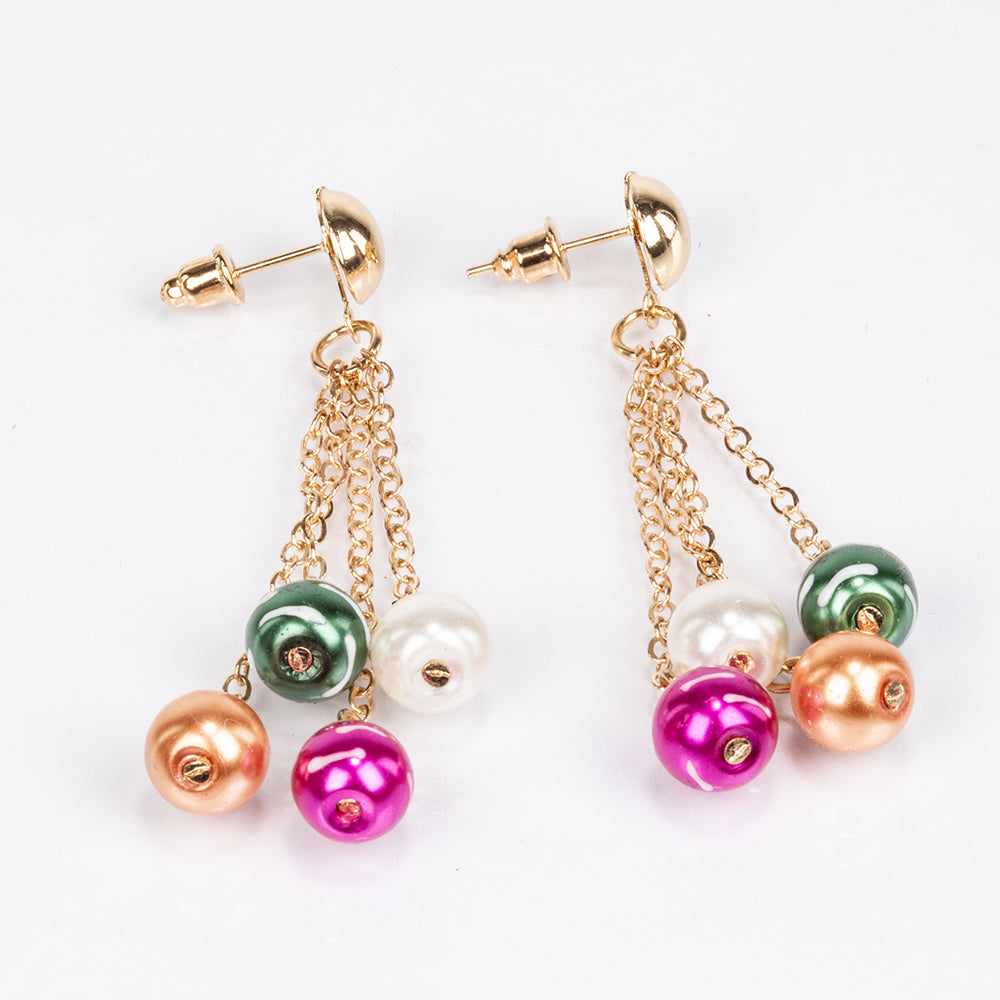 Pozlacená slitina - Sada  - Karátové číslo: 322. přibližná hmotnost: 65 gramů ( Náhrdelník+Náušnice+Náramek ) 2 