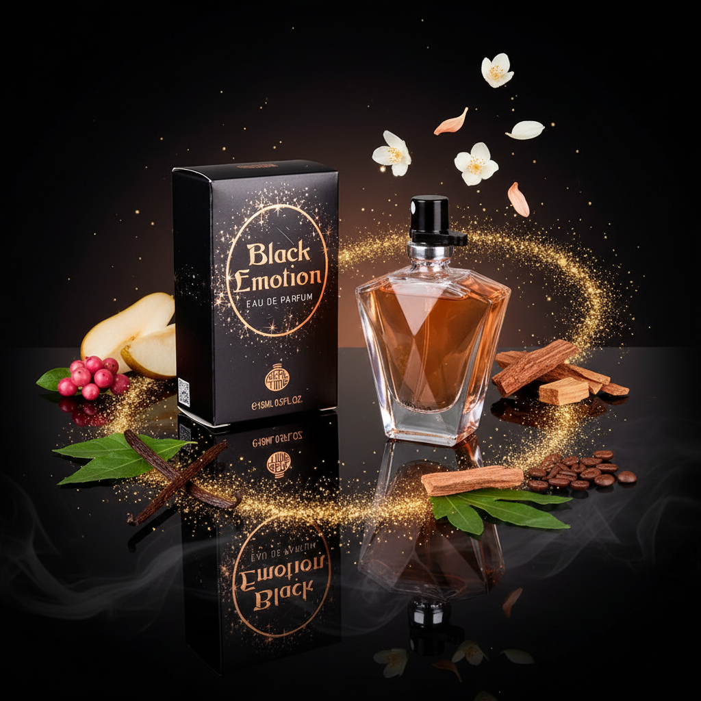 15 ml EDP "BLACK EMOTION" - orientální - vanilková vůně 6 