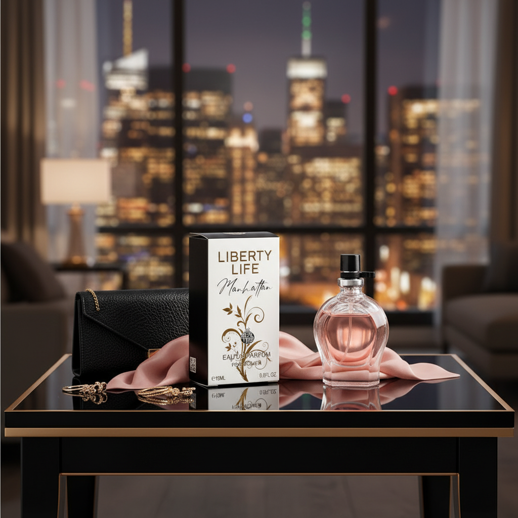 15ml EDP „LIBERTY LIFE MANHATTAN“ – jantarová – fougère vůně