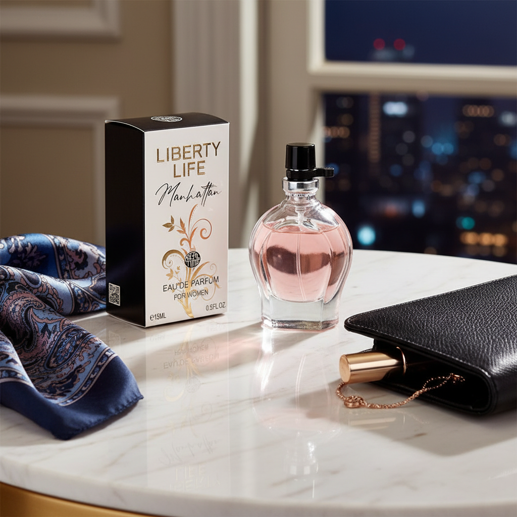 15ml EDP „LIBERTY LIFE MANHATTAN“ – jantarová – fougère vůně