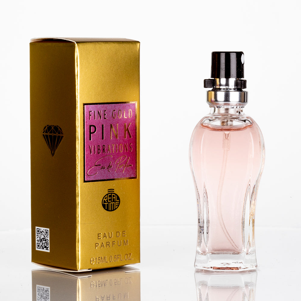 15ml EDP „FINE GOLD PINK VIBRATIONS“ – ovocno-citrusová vůně
