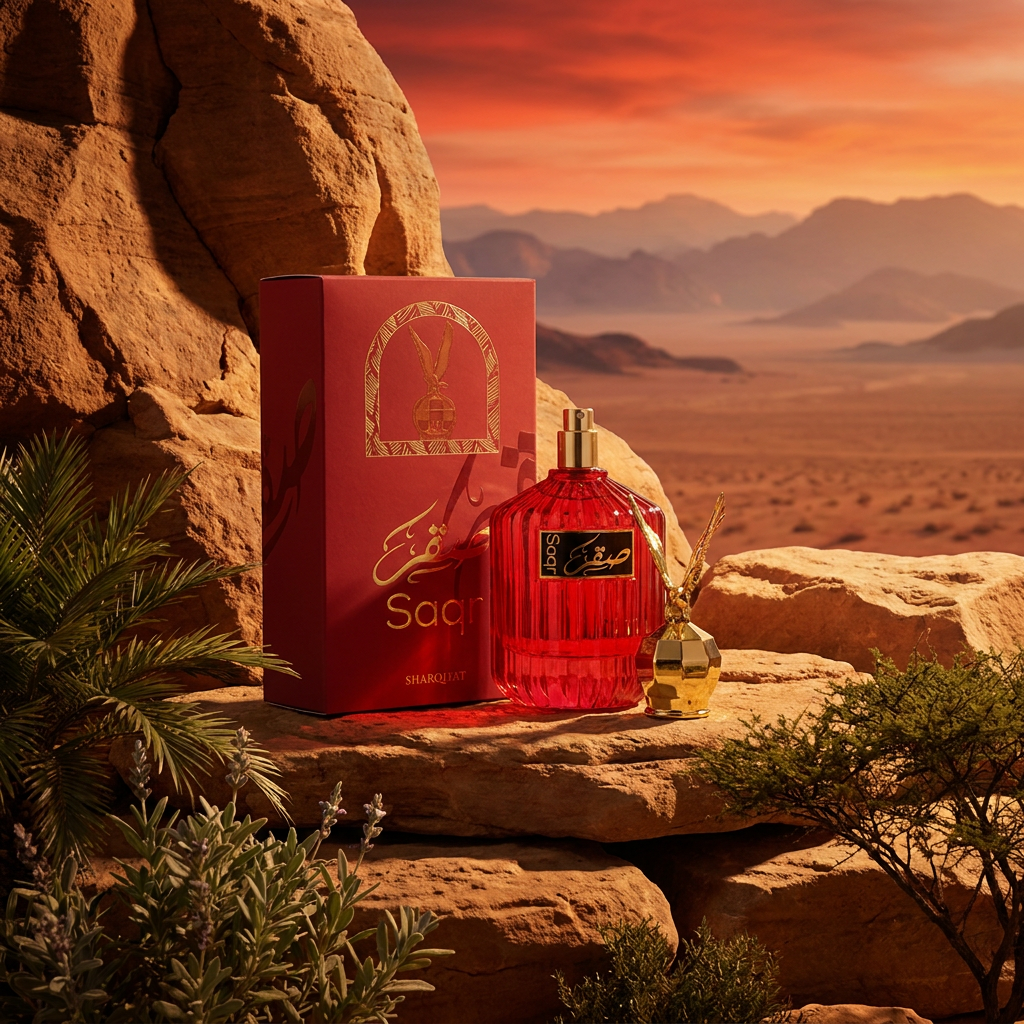 100 ml Eau de Perfume Oriental SAQR (TOP: PINK PEPPER, LEMON, BLACK CURRANT; MIDDLE: ROSEMARY, GERANIUM, CEDARWOOD; BASE: PATCHOULI, SANDALWOOD, MOSS) 1 