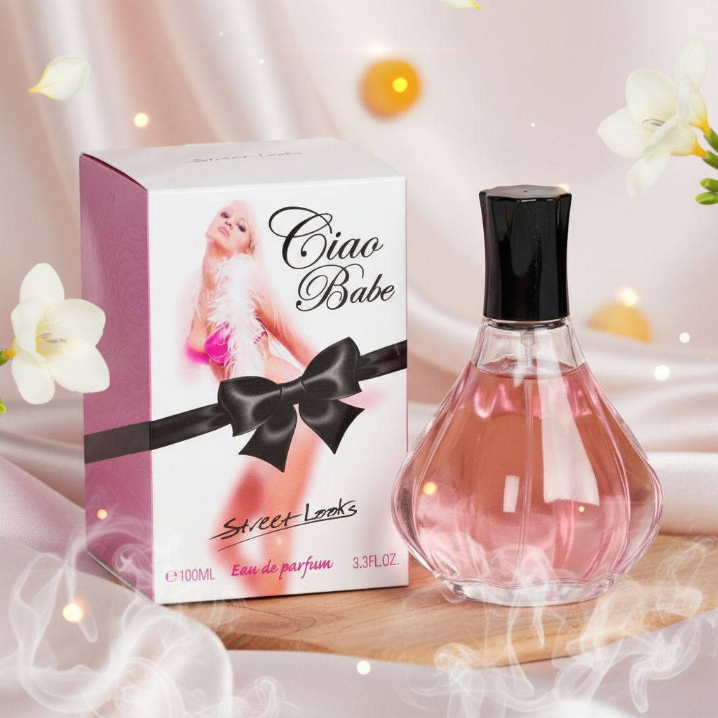 100 ml Eau de Parfume "CIAO BABE" Ovocná Květinová Vůně pro Ženy, s 2% obsahem esenciálních olejů 1 