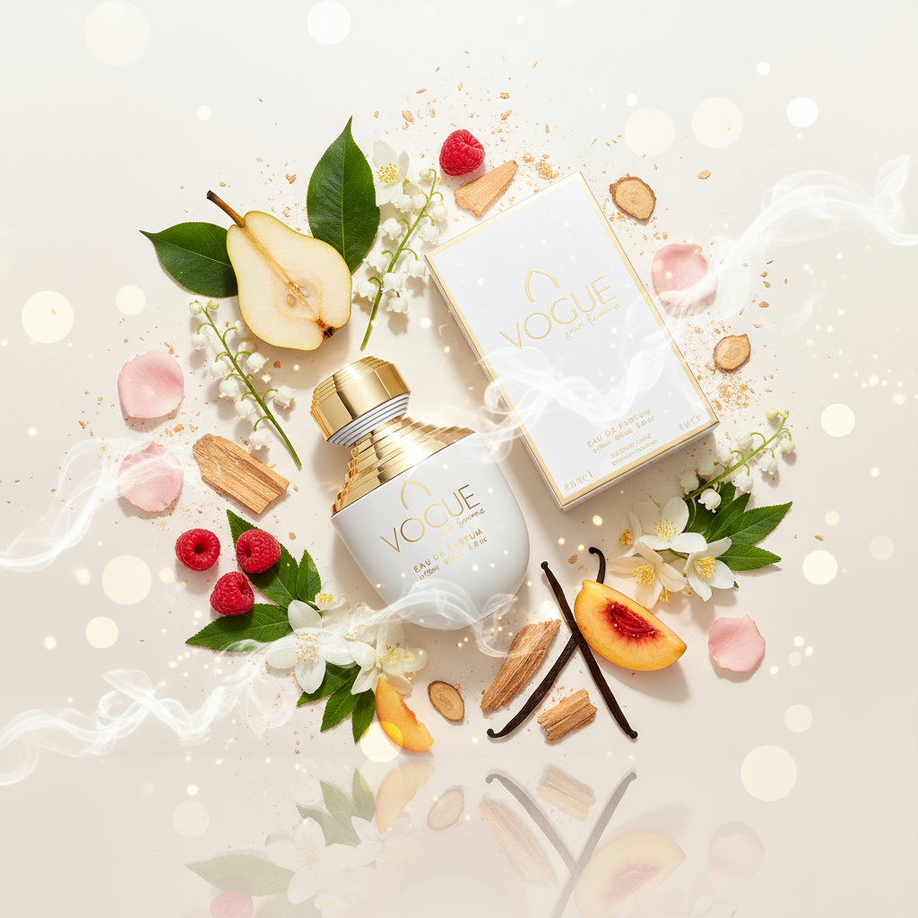 100 ml Eau de Perfume VOGUE Ovocná Květinová Pižmová Vůně pro Ženy 6 