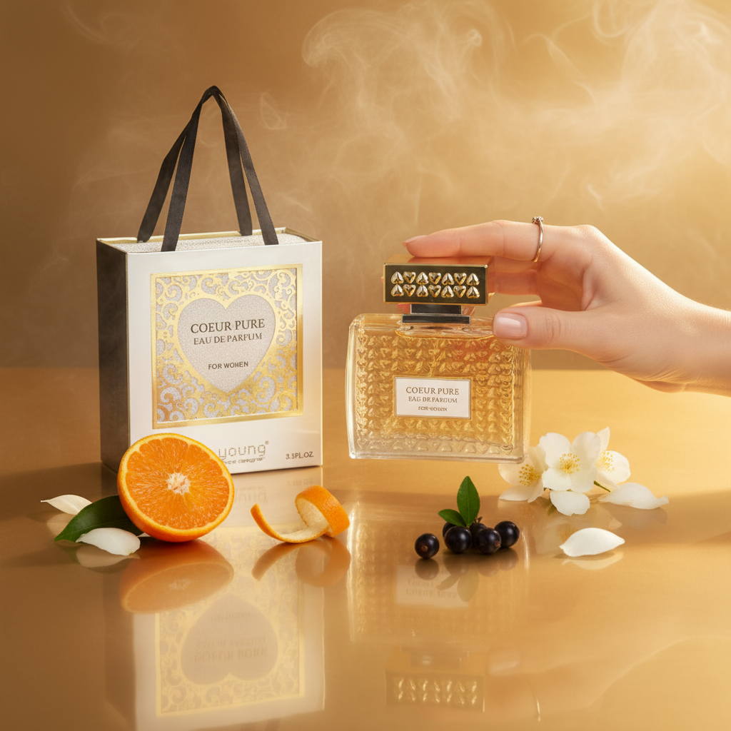 100 ml Eau de Parfume COEUR PURE květinová vůně pro ženy 1 