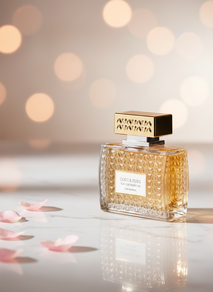 100 ml Eau de Parfume COEUR PURE květinová vůně pro ženy 5 