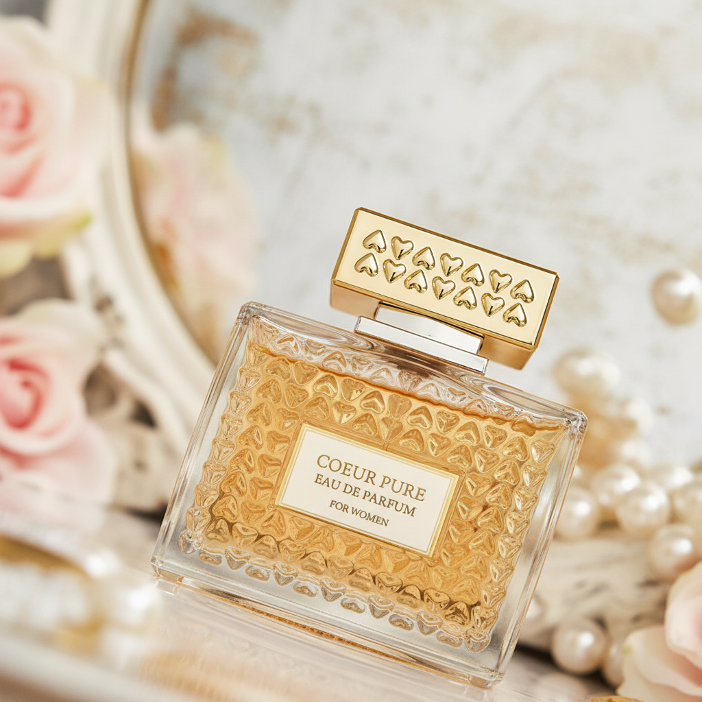100 ml Eau de Parfume COEUR PURE květinová vůně pro ženy