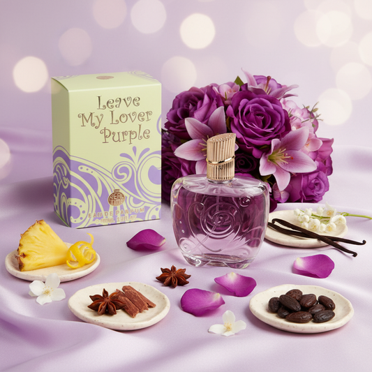 100 ml EDP LEAVE MY LOVER PURPLE, orientální - vanilková vůně pro ženy