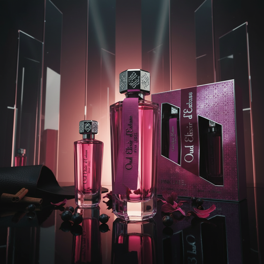 EDP 100ml + 30ml "Oud Elixir Pink" - květinově-orientální vůně 1 