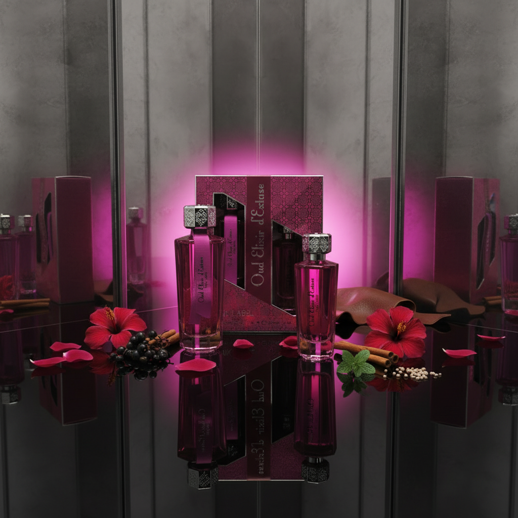 EDP 100ml + 30ml "Oud Elixir Pink" - květinově-orientální vůně