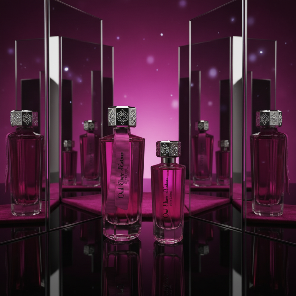 EDP 100ml + 30ml "Oud Elixir Pink" - květinově-orientální vůně