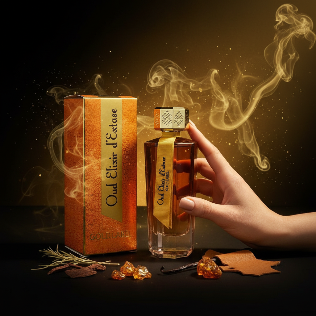 Linn Young EDP 100ml "Oud Elixir d’Extase Gold Label" – dřevito-cyprová vůně