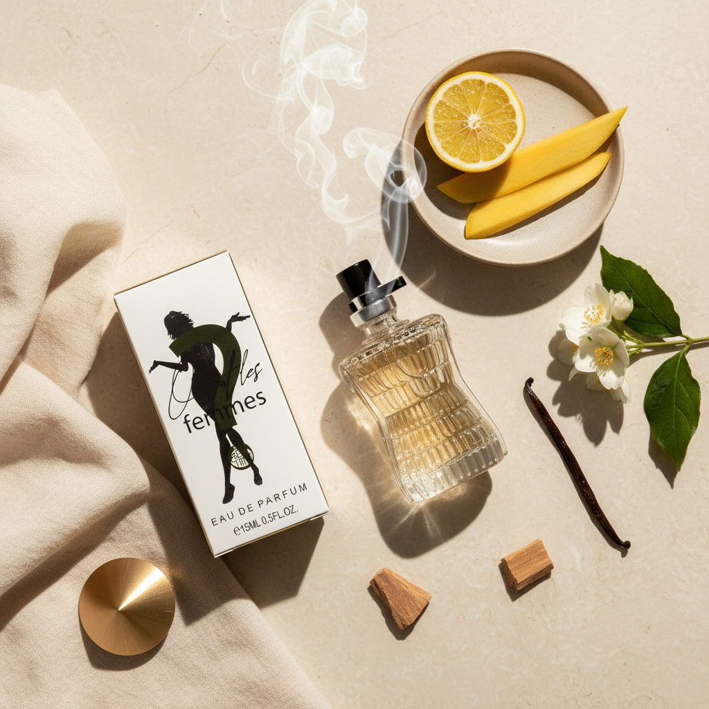 15ml EDP "OÙ SONT LES FEMMES" - květinová - dřevitá - pižmová vůně