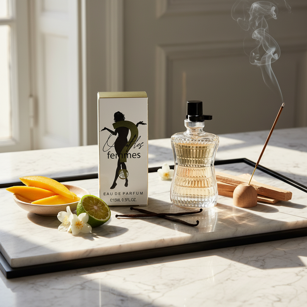 15ml EDP "OÙ SONT LES FEMMES" - květinová - dřevitá - pižmová vůně