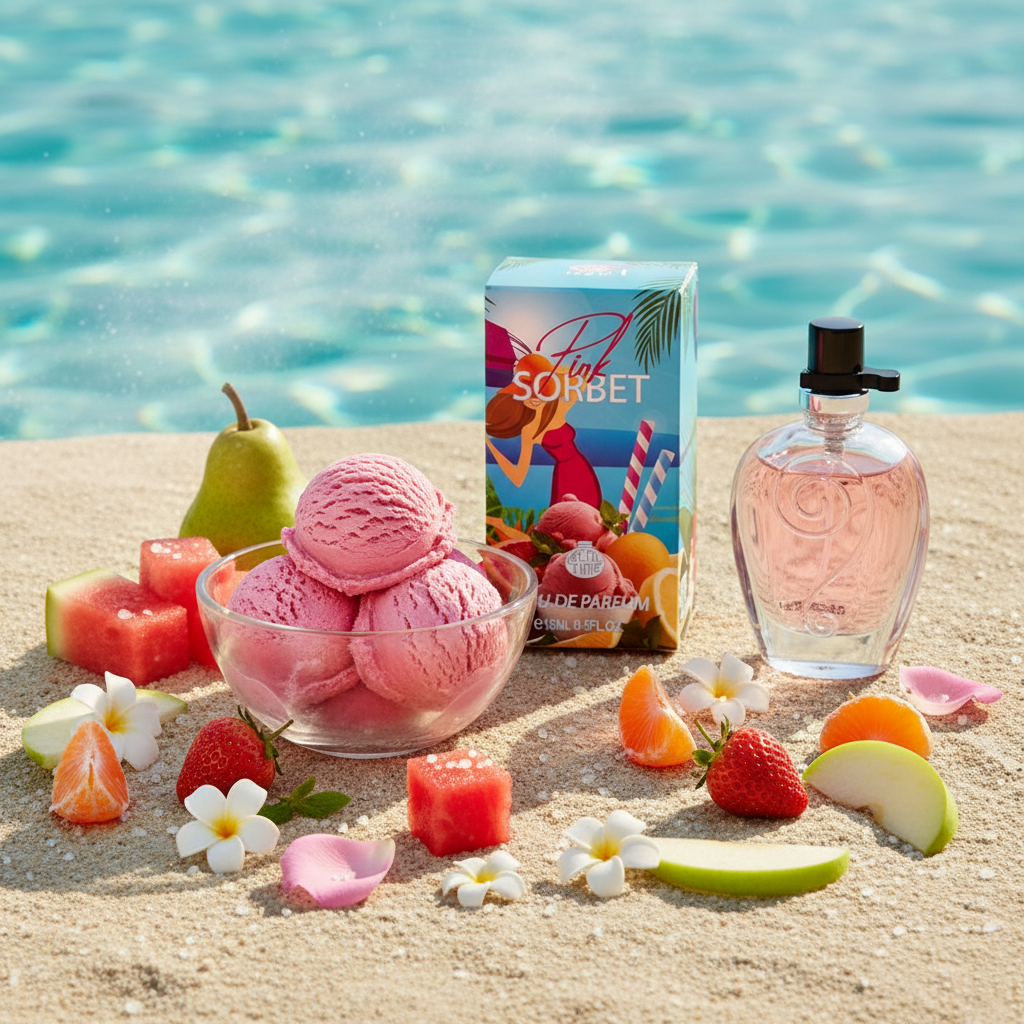 15 ml EDP "PINK SORBET" - ovocná - aromatická vůně 7 