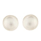 Pozlacené Stříbro 925/1000 - Náušnice s Barokní Sladkovodní Kultivovanou Perlou - Karátové číslo: 2.47. přibližná hmotnost: 1.13 gramů