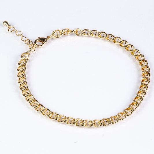 Pozlacená slitina - Sada  ( Náhrdelník+Náramek )