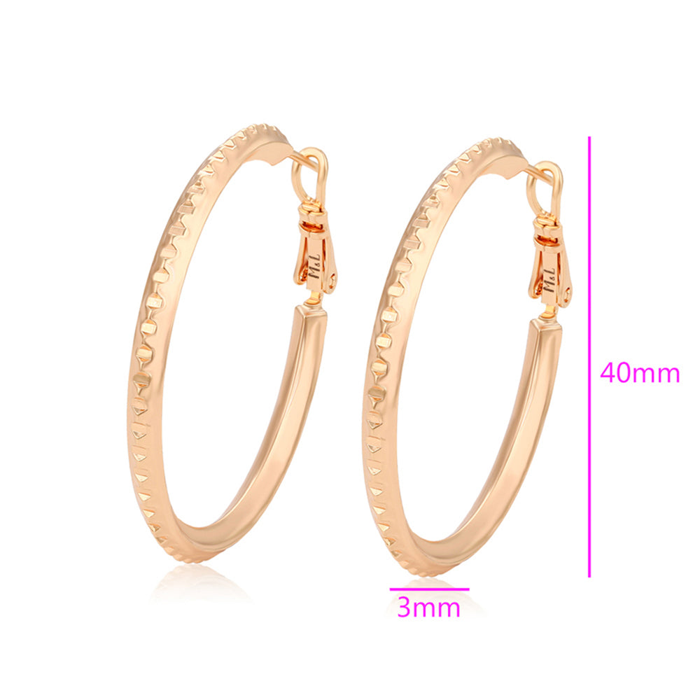 Pozlacené Slitinové Náušnice 3 