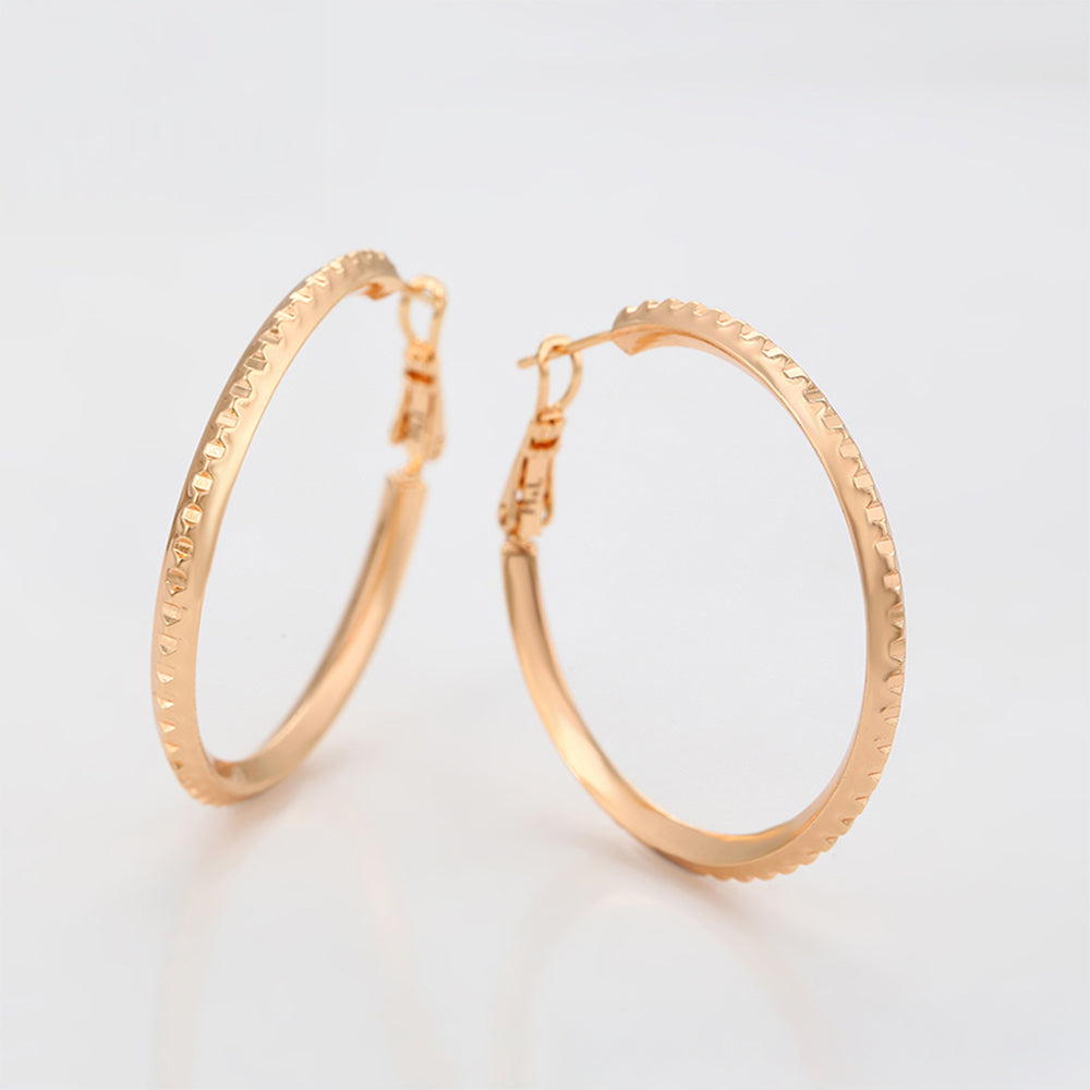 Pozlacené Slitinové Náušnice 6 