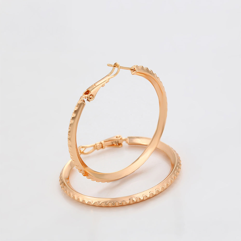 Pozlacené Slitinové Náušnice 7 