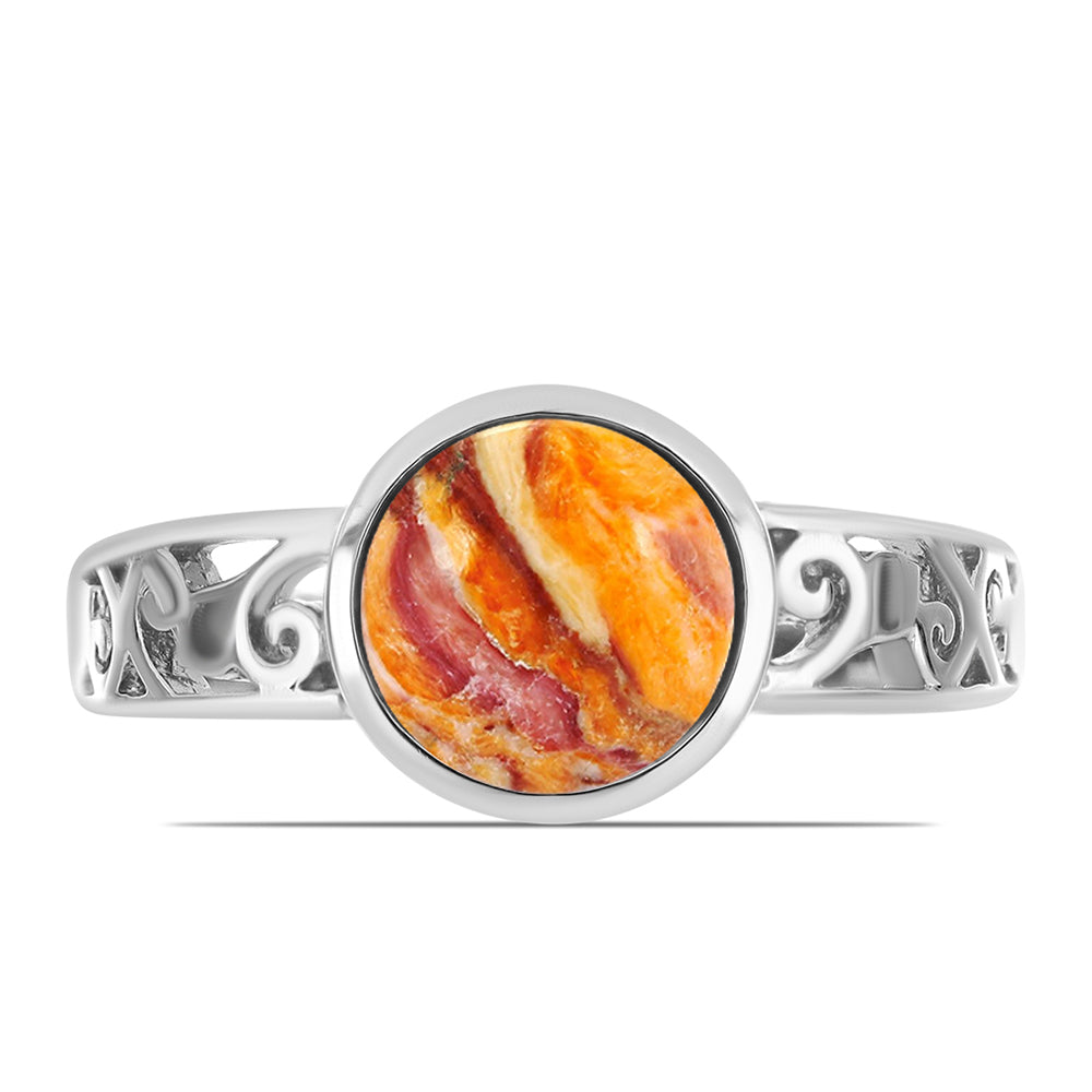 Stříbrný Prsten s jaspisem (Lví tlapa) 1 