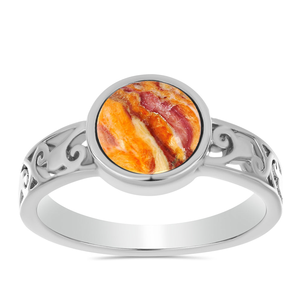 Stříbrný Prsten s jaspisem (Lví tlapa)