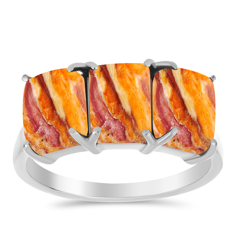 Stříbro 925/1000 - Prsten s jaspisem (Lví tlapa) - Karátové číslo: 4.96. přibližná hmotnost: 4.36 gramů