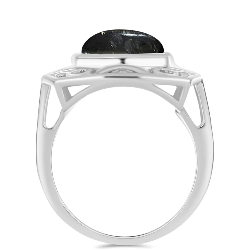 Stříbrný Prsten s Picasso Jaspisem