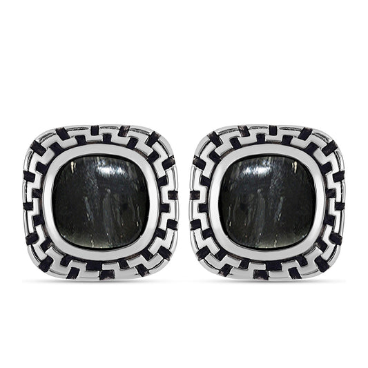 Stříbrné Náušnice s Picasso Jaspisem