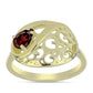Pozlacený Stříbrný Prsten s Bartonským Granátem
