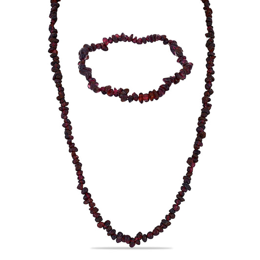 Nugetová Sada s Bartonským Granátem ( Náhrdelník+Náramek )