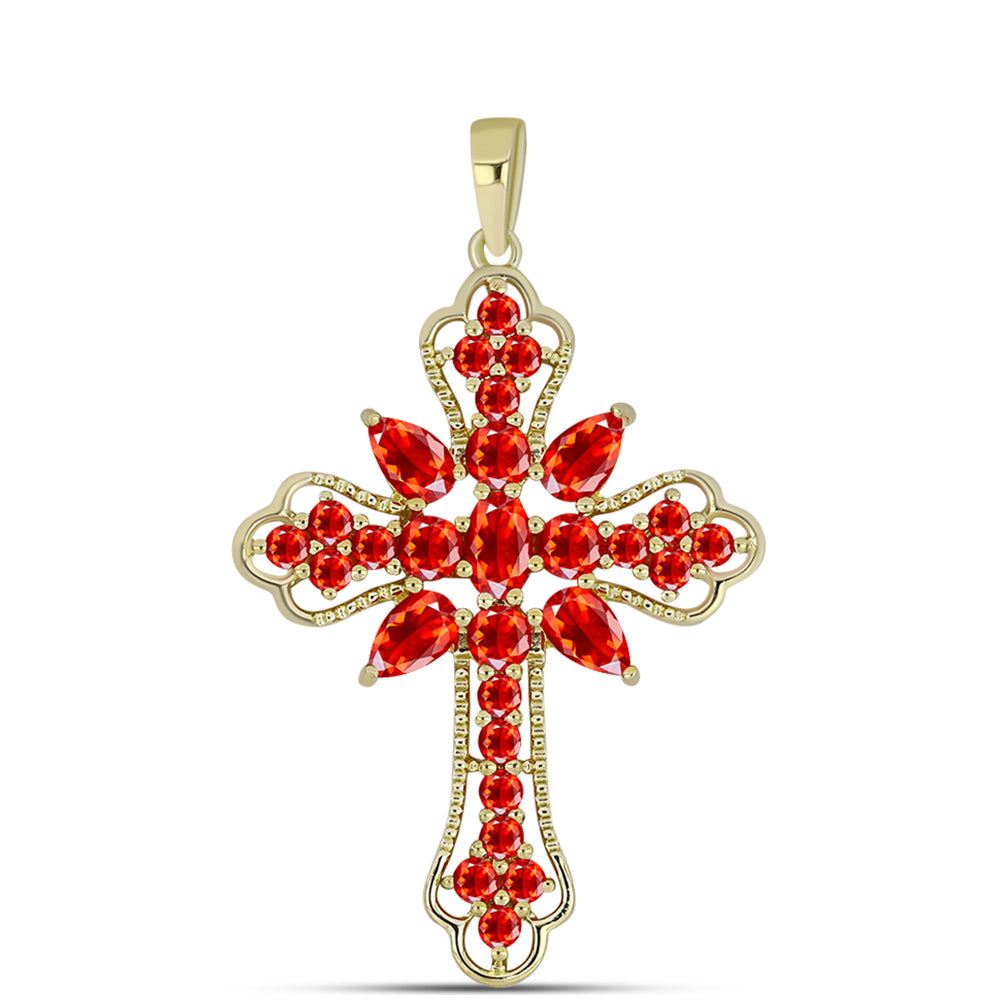 Pozlacené Stříbro 925/1000 - Přívěsek s Etiopským Červeným Opálem z Lega Dembi - Karátové číslo: 1.37. přibližná hmotnost: 3.04 gramů 1 