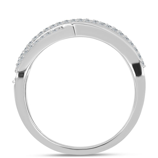 Stříbro 925/1000 - Prsten se Zeleným Ametystem a Bílým Topazem - Karátové číslo: 1.22. přibližná hmotnost: 5.04 gramů