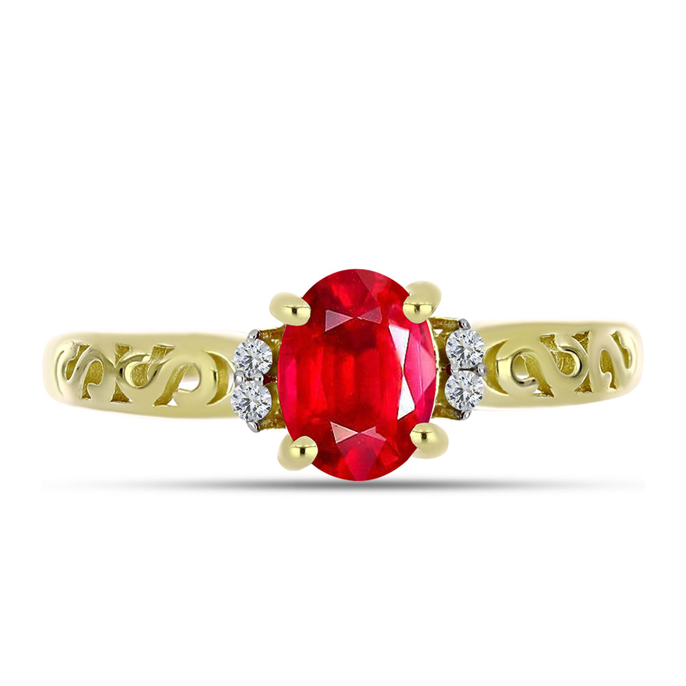 Pozlacené Stříbro 925/1000 - Prsten s Červeným Achátem a Bílým Topazem - Karátové číslo: 1.19. přibližná hmotnost: 2.94 gramů 2 