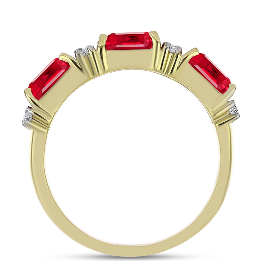 Pozlacené Stříbro 925/1000 - Prsten s Červeným Achátem a Bílým Topazem - Karátové číslo: 1.96. přibližná hmotnost: 3.11 gramů 3 