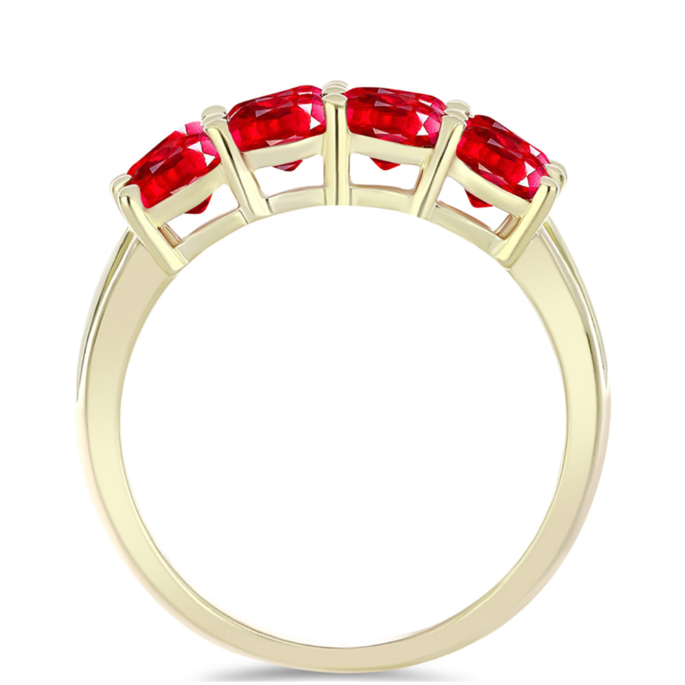 Pozlacené Stříbro 925/1000 - Prsten s Červeným Achátem - Karátové číslo: 3. přibližná hmotnost: 4.01 gramů 2 