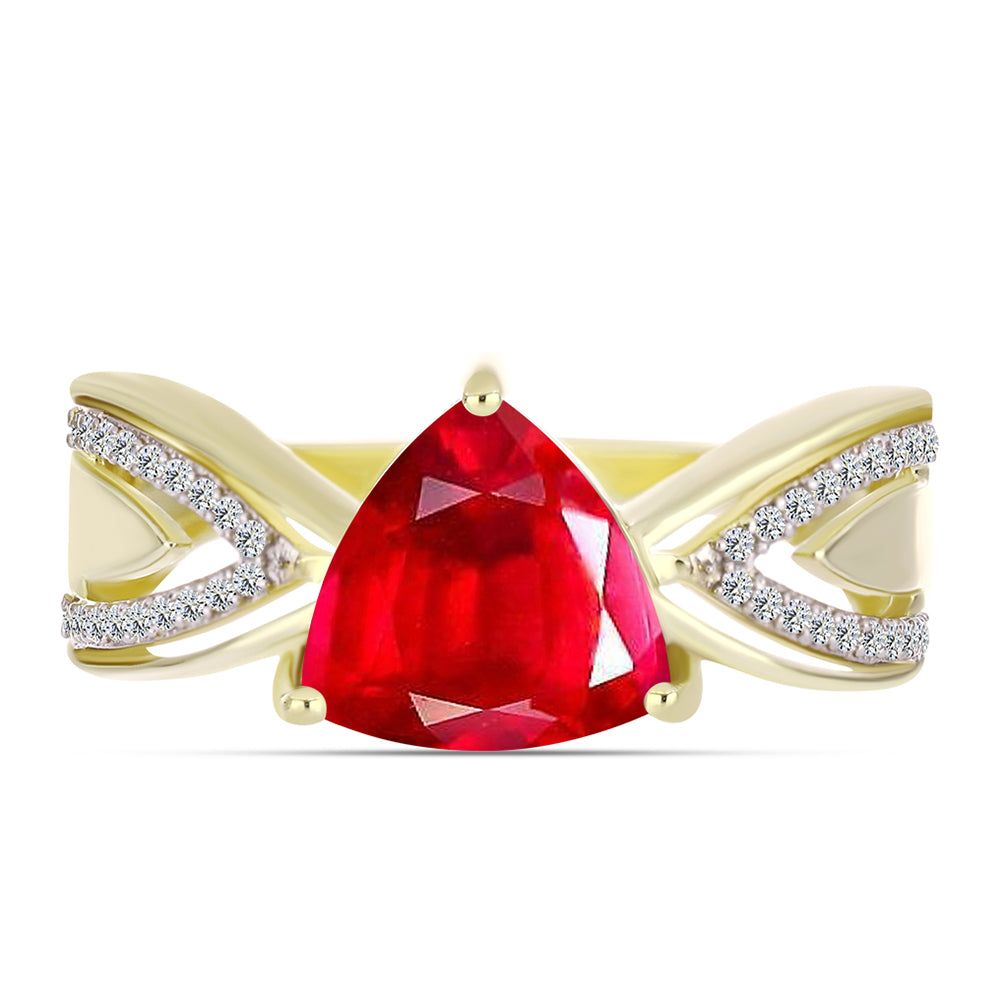 Pozlacené Stříbro 925/1000 - Prsten s Červeným Achátem a Bílým Topazem - Karátové číslo: 2.96. přibližná hmotnost: 4.45 gramů 1 