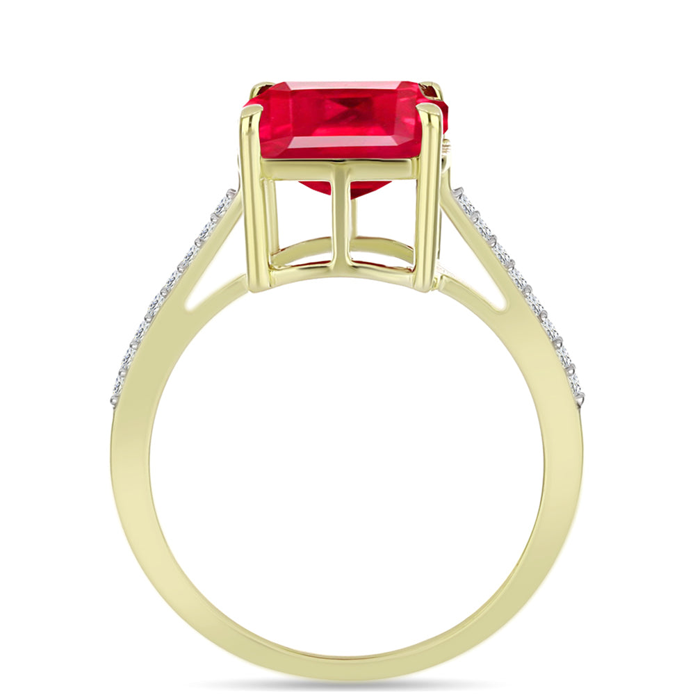 Pozlacené Stříbro 925/1000 - Prsten s Červeným Achátem a Bílým Topazem - Karátové číslo: 3.94. přibližná hmotnost: 3.61 gramů 2 