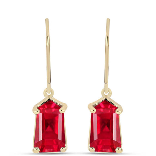 Pozlacené Stříbro 925/1000 - Náušnice s Červeným Achátem - Karátové číslo: 5.25. přibližná hmotnost: 4 gramů