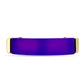 Pozlacené Stříbro 925/1000 - Prsten s Purpurovým Achátem - Karátové číslo: 6.14. přibližná hmotnost: 4.94 gramů