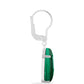Stříbro 925/1000 - Náušnice s Malachitem - Karátové číslo: 22.52. přibližná hmotnost: 7.15 gramů