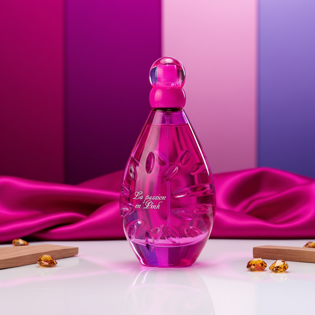 100 ml Eau de Parfum LA PASSION EN PINK Květinová Ovocná Vůně pro Ženy 5 