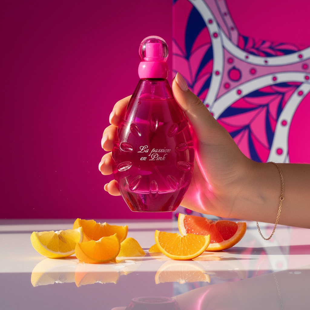 100 ml Eau de Parfum LA PASSION EN PINK Květinová Ovocná Vůně pro Ženy